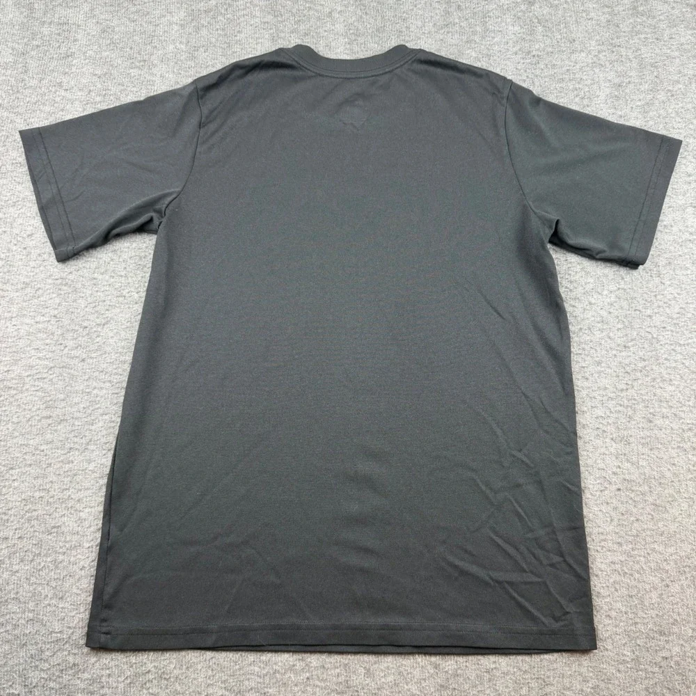 Nike T-Shirt Men's Large Black Dri-FIT‎ Short Sleeve Swoosh Athletic Gym Tee